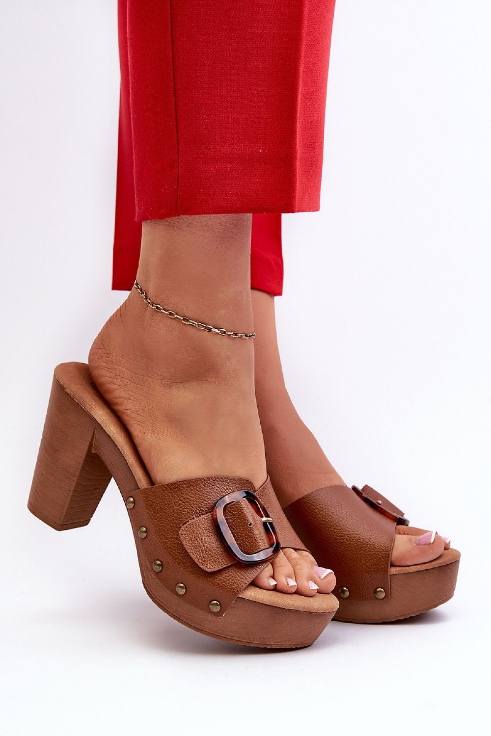  Heeled sandals model 215686 Step in style 