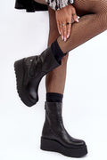  Platform boots model 219240 Step in style 