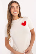  Short sleeve sweater model 219972 Factory Price 