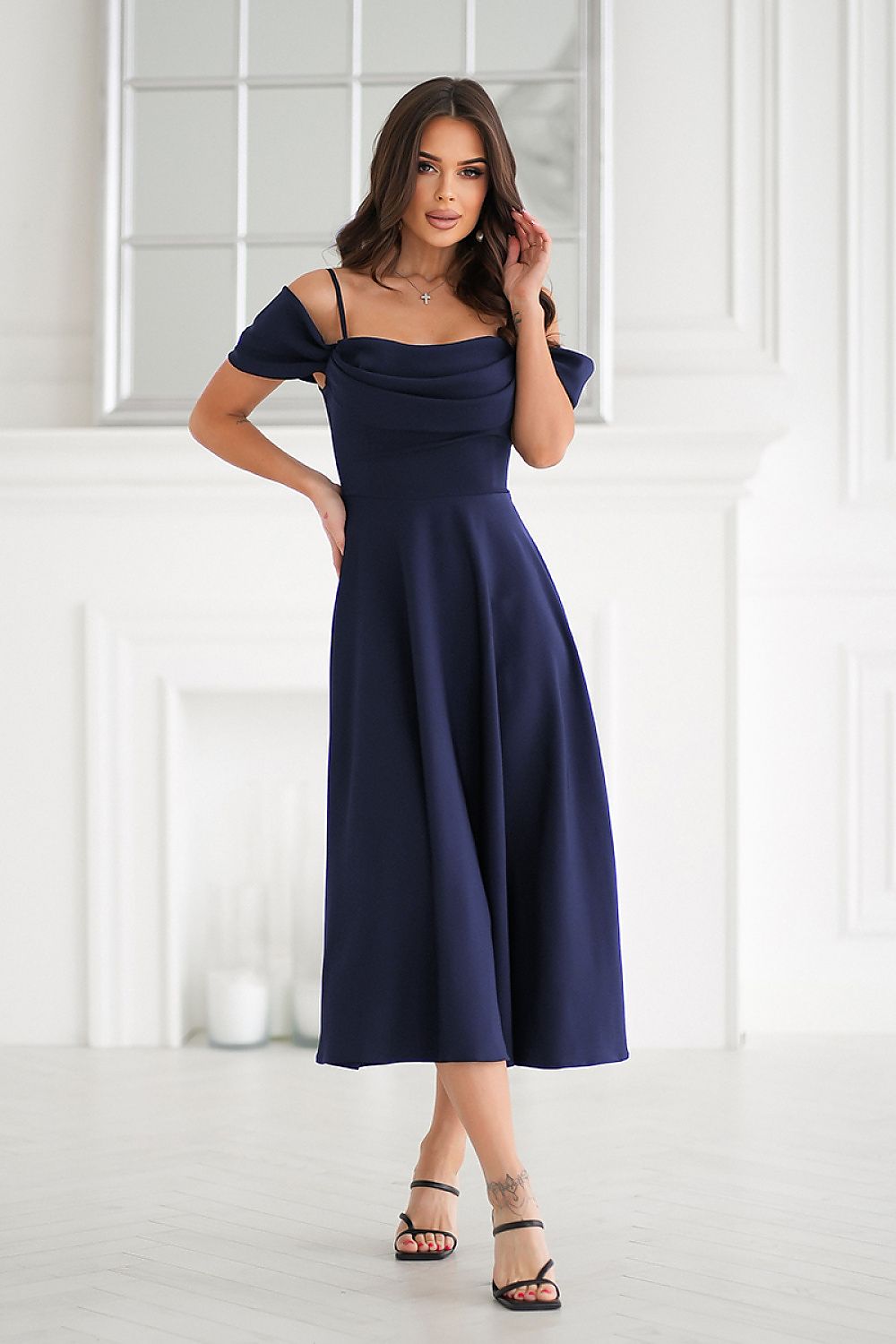  Evening dress model 224304 Bicotone 