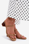  Heeled sandals model 228795 Step in style 
